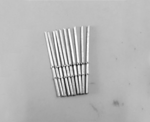 双帽十字PIN针